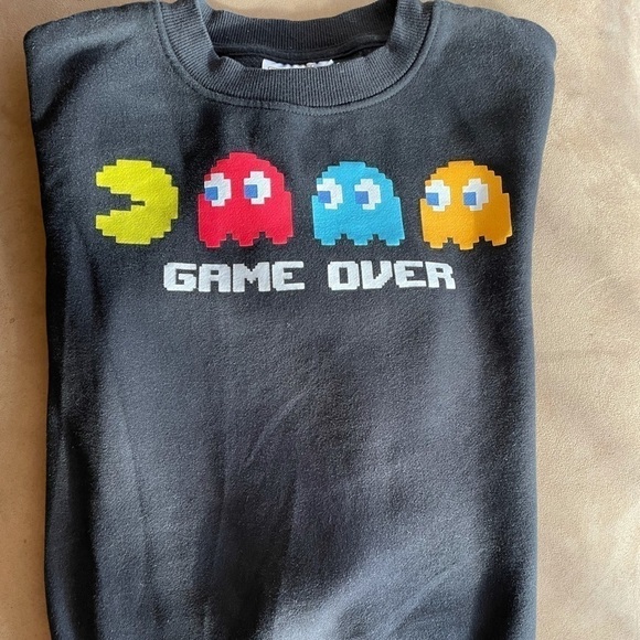 PAC-MAN SWEATSHIRT Size S - Picture 3 of 4